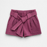 Shorts Texturizados con Cinturón Sessùn