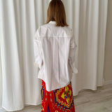 Camisa Larga Blanca COS