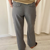 Pantalón Gris de Raya Diplomática Skatïe Brand