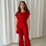 Blusa roja asimétrica Sophie & Lucie