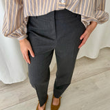 Sézane Grey Tailored Trousers