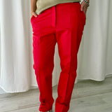 Pantalón Rojo de Sastrería Carolina Herrera