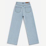 Sessùn Light Blue High-Waisted Wide-Leg Jeans