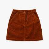 Sessùn Rust Brown Corduroy Mini Skirt