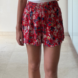 Shorts fluidos flores OYSHO M