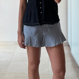 Shorts volantes cuadros vichy ZARA L