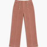 The Label Edition Dusty Pink Wide-Leg Trousers