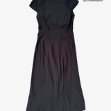 Long black dress with side ribbons &amp; OTHER STORIES 36