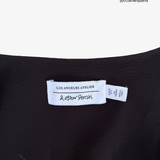 Long black dress with side ribbons &amp; OTHER STORIES 36