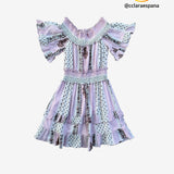 Vestido mini volantes STEELE XS