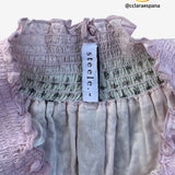 Vestido mini volantes STEELE XS