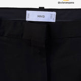 Pantalón negro traje MANGO 42