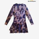 Vestido volantes WEEKDAY S