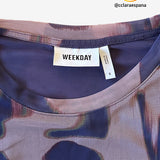 Vestido volantes WEEKDAY S