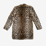 Abrigo efecto pelo leopardo ZARA S