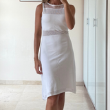 Vestido fino blanco ADOLFO DOMÍNGUEZ S
