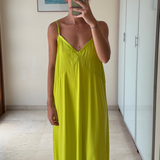 Vestido midi lima ZARA M