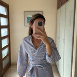 Set dos en uno camisa y top rayas ZARA S