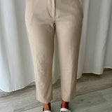 Pantalón beige de sastrería Tommy Hilfiger