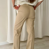 Pantalón Camel de Sastrería Armani Collezioni