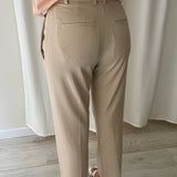 Pantalón beige de sastrería Tommy Hilfiger