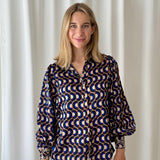 Blusa Estampado Geométrico MEISÏE