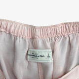 Shorts rosa con encaje y cintura ajustable ABERCROMBIE & FITCH S