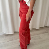 Pantalón Coral Recto con Bolsillos Utilitarios MEISÏE
