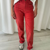 Pantalón Coral Recto con Bolsillos Utilitarios MEISÏE